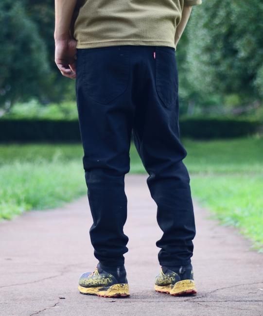 S600-s Sarouel Pants Stretch -ALL BLACK-