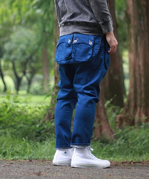 G55 Sarouel Flap Denim Pants -AUTHENTIC-