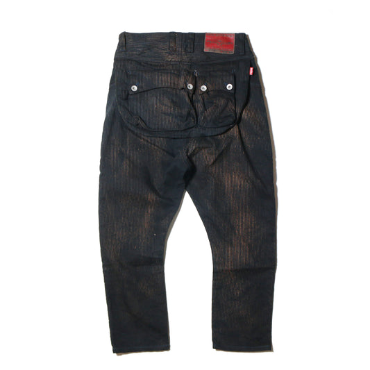 NATAL DESIGN × D.Y.E G55 Sarouel Flap Denim Pants