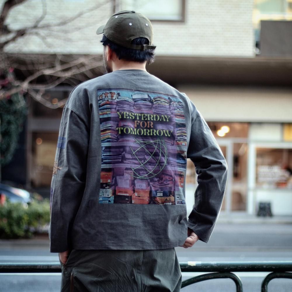 ROOM MATE MULTI PRINT L/S TEE LA