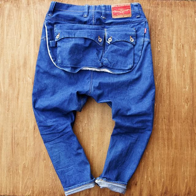 G55 Sarouel Flap Denim Pants -AUTHENTIC-