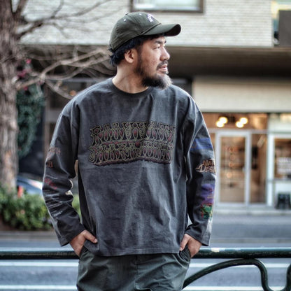 ROOM MATE MULTI PRINT L/S TEE LA
