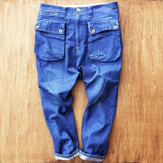 G55 Sarouel Flap Denim Pants -AUTHENTIC-