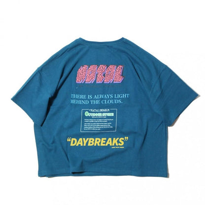 HEMP WIDE TEE PRINTED DAYBREAKS 2