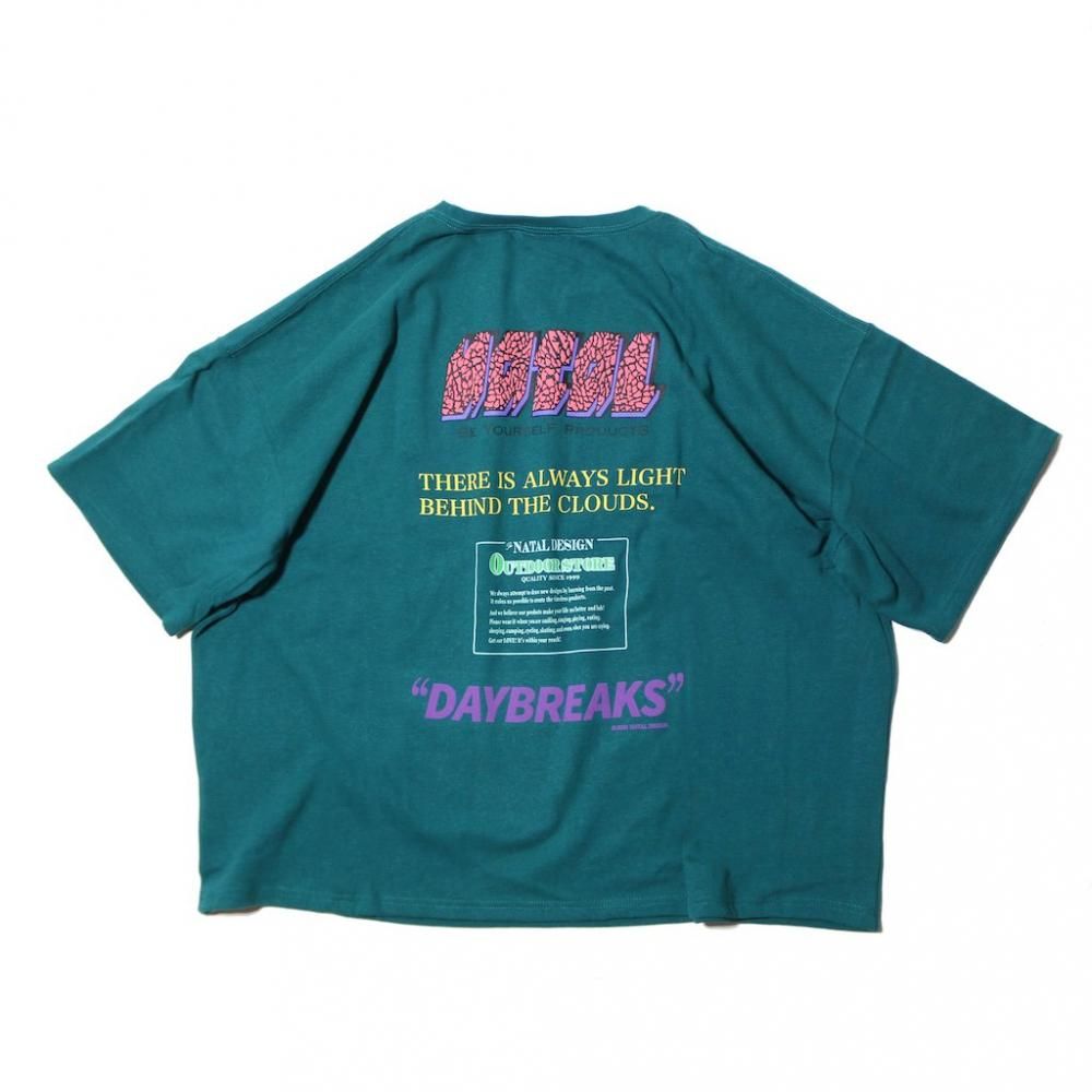 HEMP WIDE TEE PRINTED DAYBREAKS 2