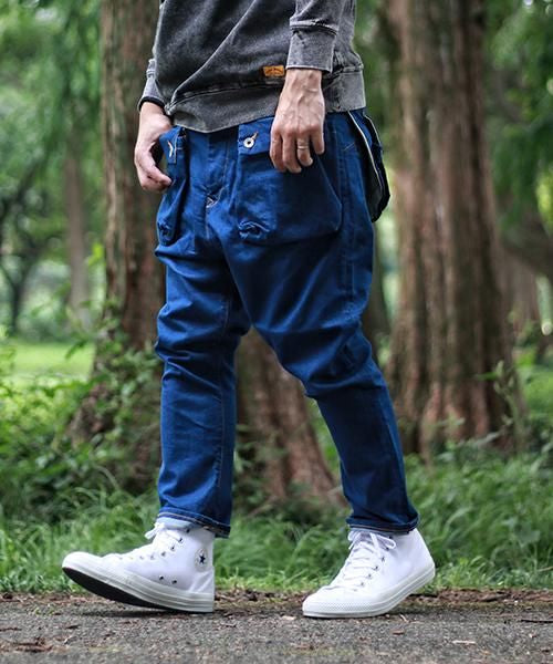 G55 Sarouel Flap Denim Pants -AUTHENTIC-