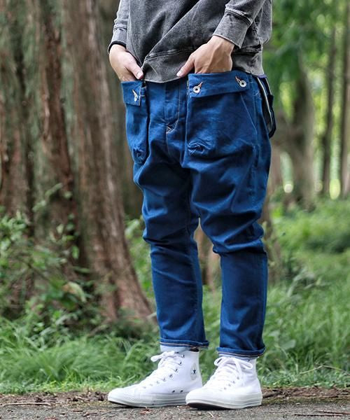 G55 Sarouel Flap Denim Pants -AUTHENTIC-