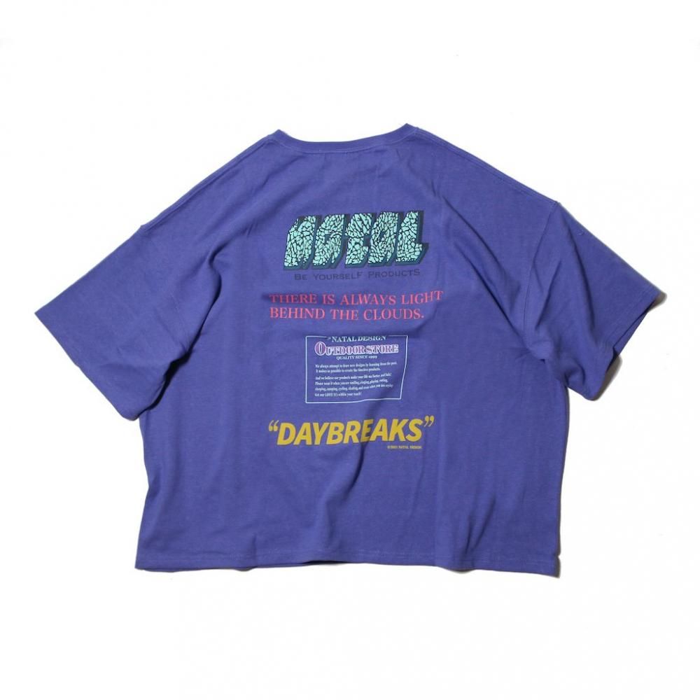 HEMP WIDE TEE PRINTED DAYBREAKS 2