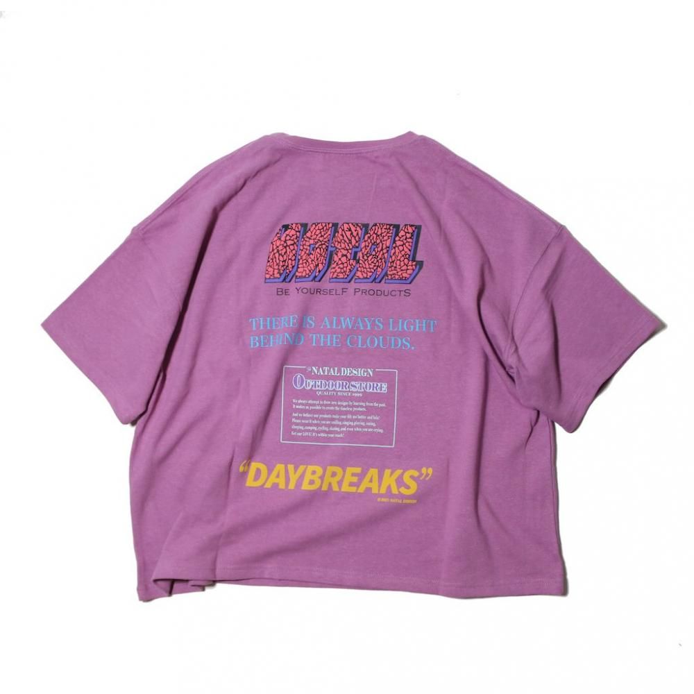 HEMP WIDE TEE PRINTED DAYBREAKS 2