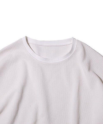 HEAVY WAFFLE WIDE TEE
