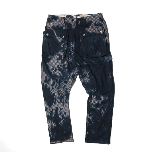 NATAL DESIGN × D.Y.E G55 Sarouel Flap Denim Pants