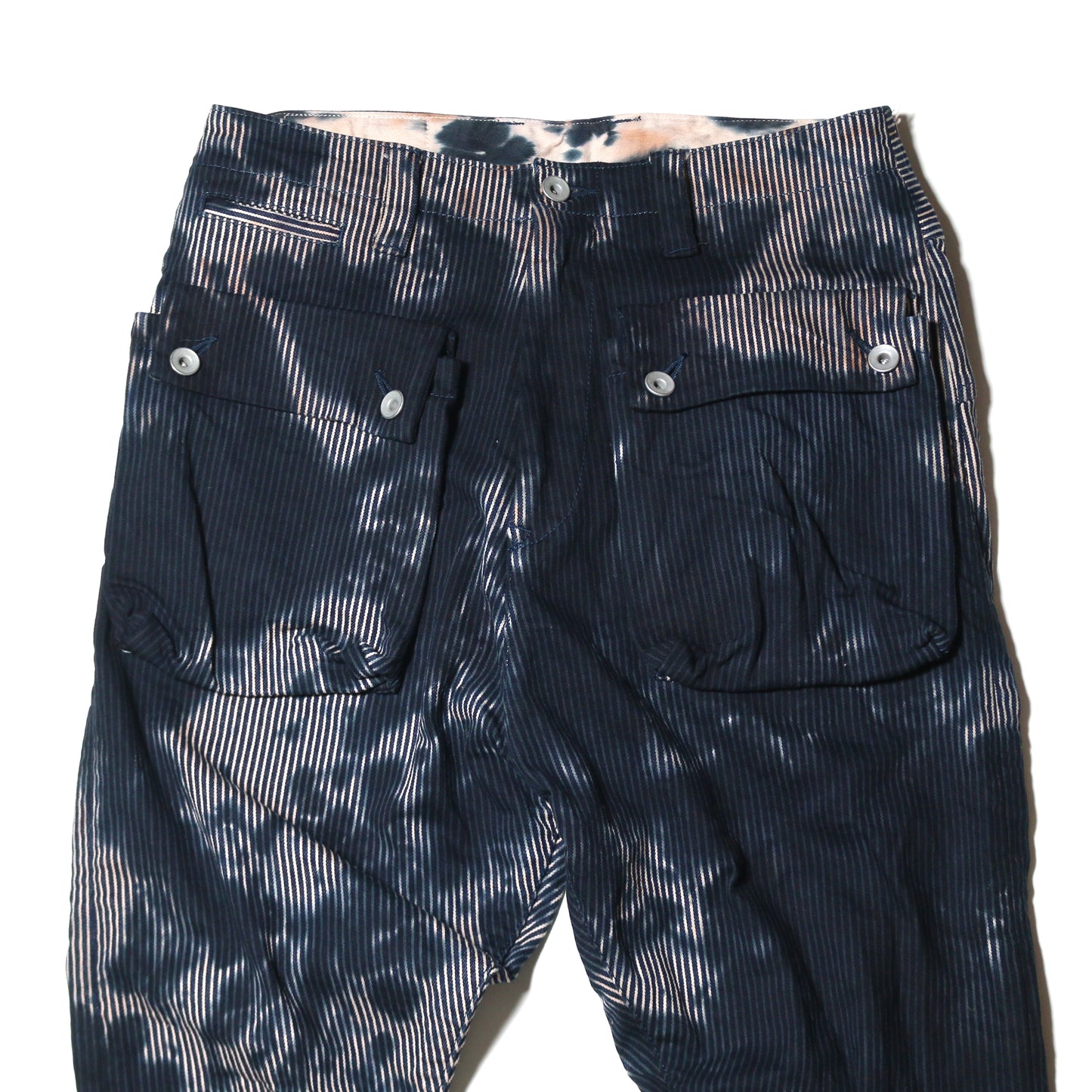 NATAL DESIGN × D.Y.E G55 Sarouel Flap Denim Pants