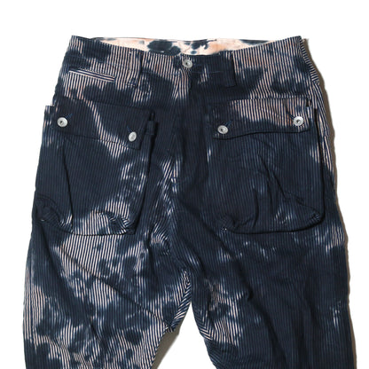 NATAL DESIGN × D.Y.E G55 Sarouel Flap Denim Pants