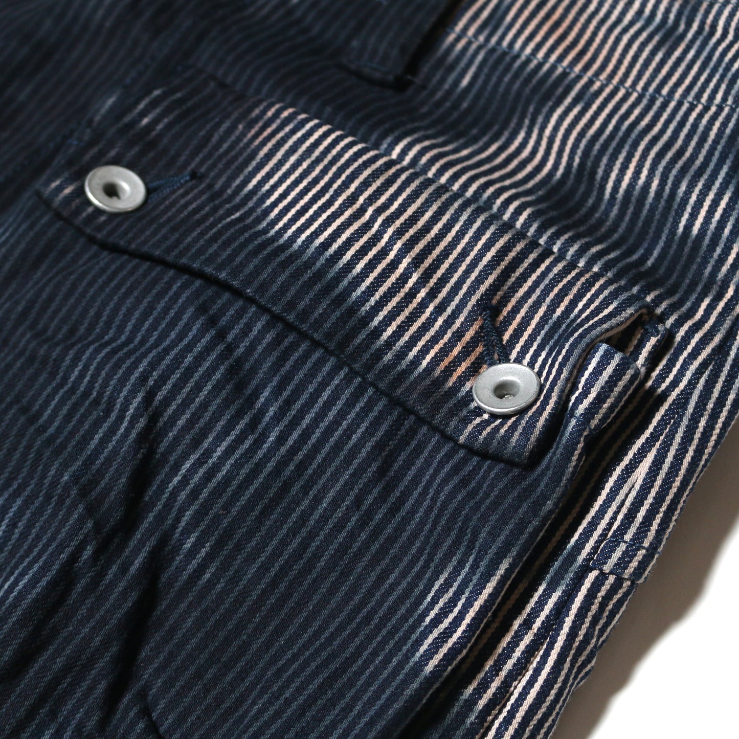 NATAL DESIGN × D.Y.E G55 Sarouel Flap Denim Pants