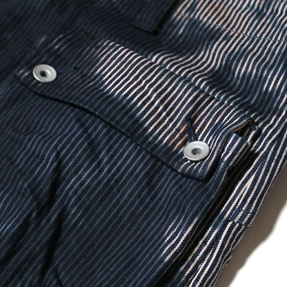 NATAL DESIGN × D.Y.E G55 Sarouel Flap Denim Pants