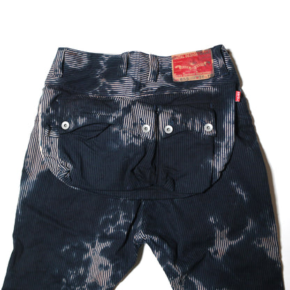 NATAL DESIGN × D.Y.E G55 Sarouel Flap Denim Pants