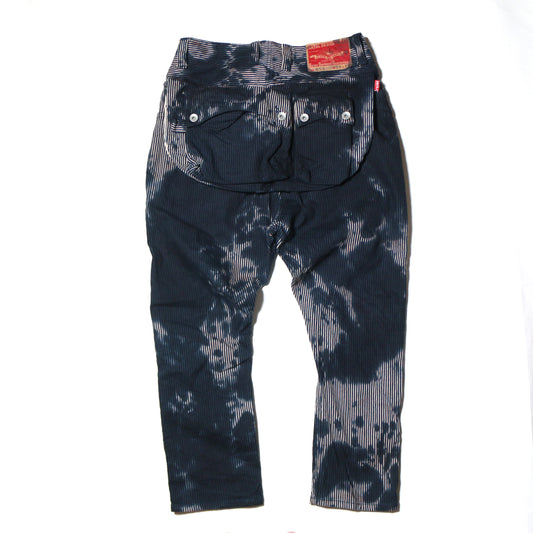 NATAL DESIGN × D.Y.E G55 Sarouel Flap Denim Pants