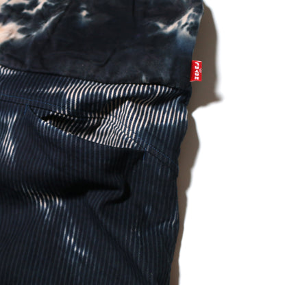 NATAL DESIGN × D.Y.E G55 Sarouel Flap Denim Pants