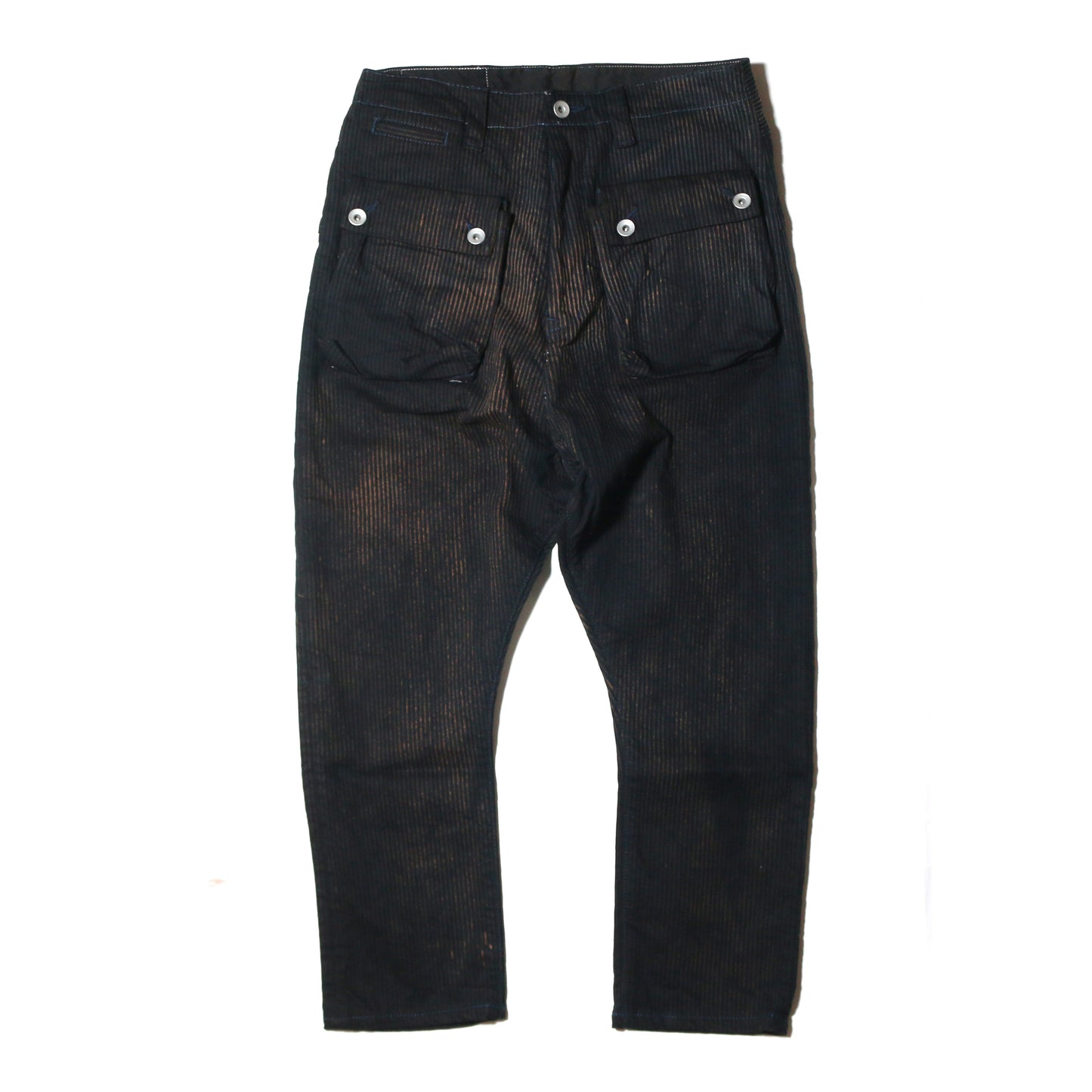 NATAL DESIGN × D.Y.E G55 Sarouel Flap Denim Pants