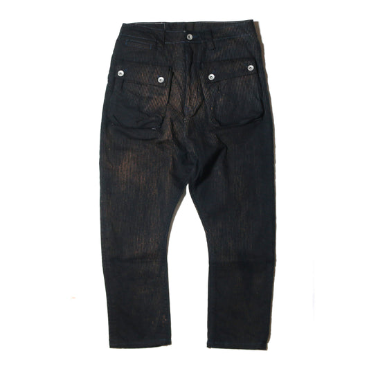 NATAL DESIGN × D.Y.E G55 Sarouel Flap Denim Pants
