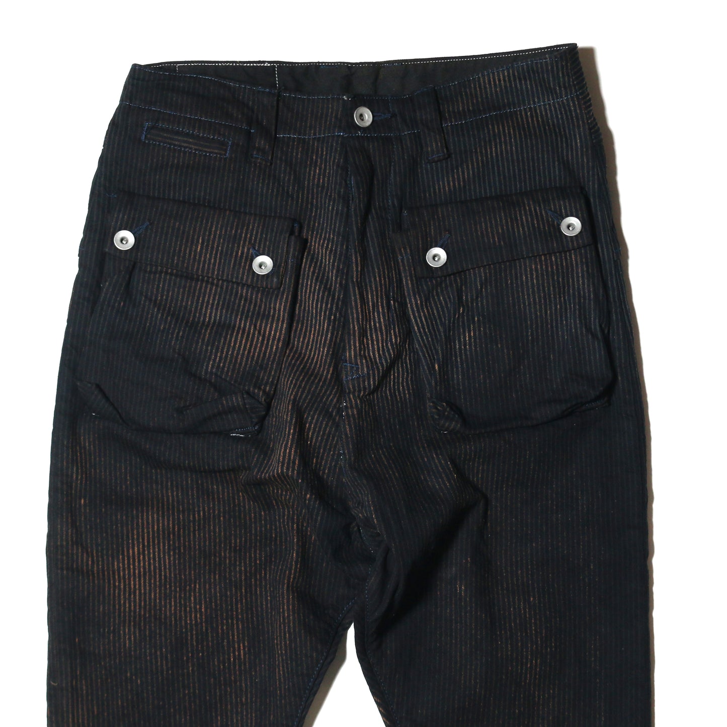 NATAL DESIGN × D.Y.E G55 Sarouel Flap Denim Pants