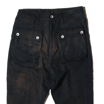 NATAL DESIGN × D.Y.E G55 Sarouel Flap Denim Pants