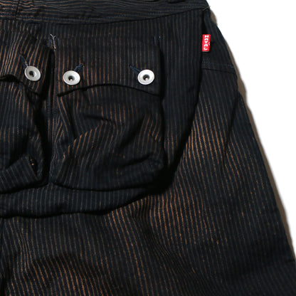 NATAL DESIGN × D.Y.E G55 Sarouel Flap Denim Pants
