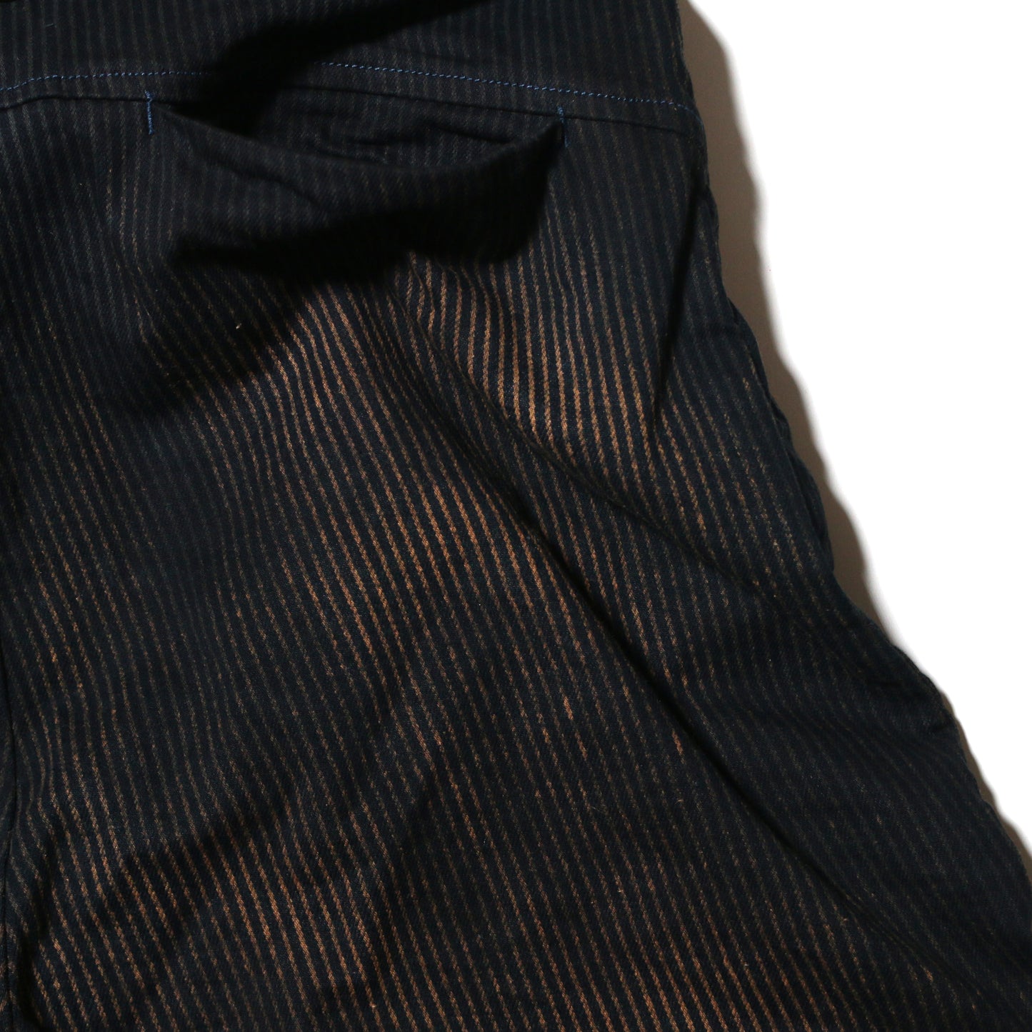 NATAL DESIGN × D.Y.E G55 Sarouel Flap Denim Pants