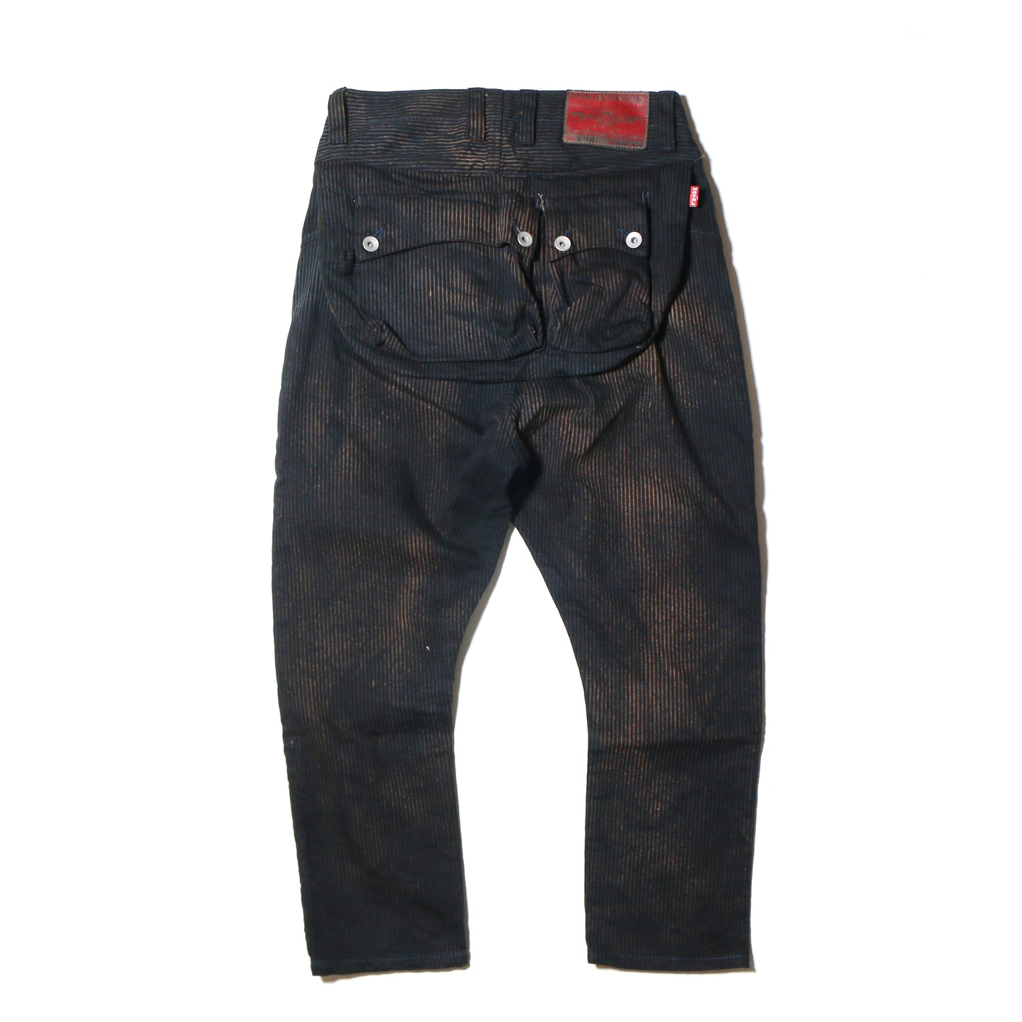 NATAL DESIGN × D.Y.E G55 Sarouel Flap Denim Pants