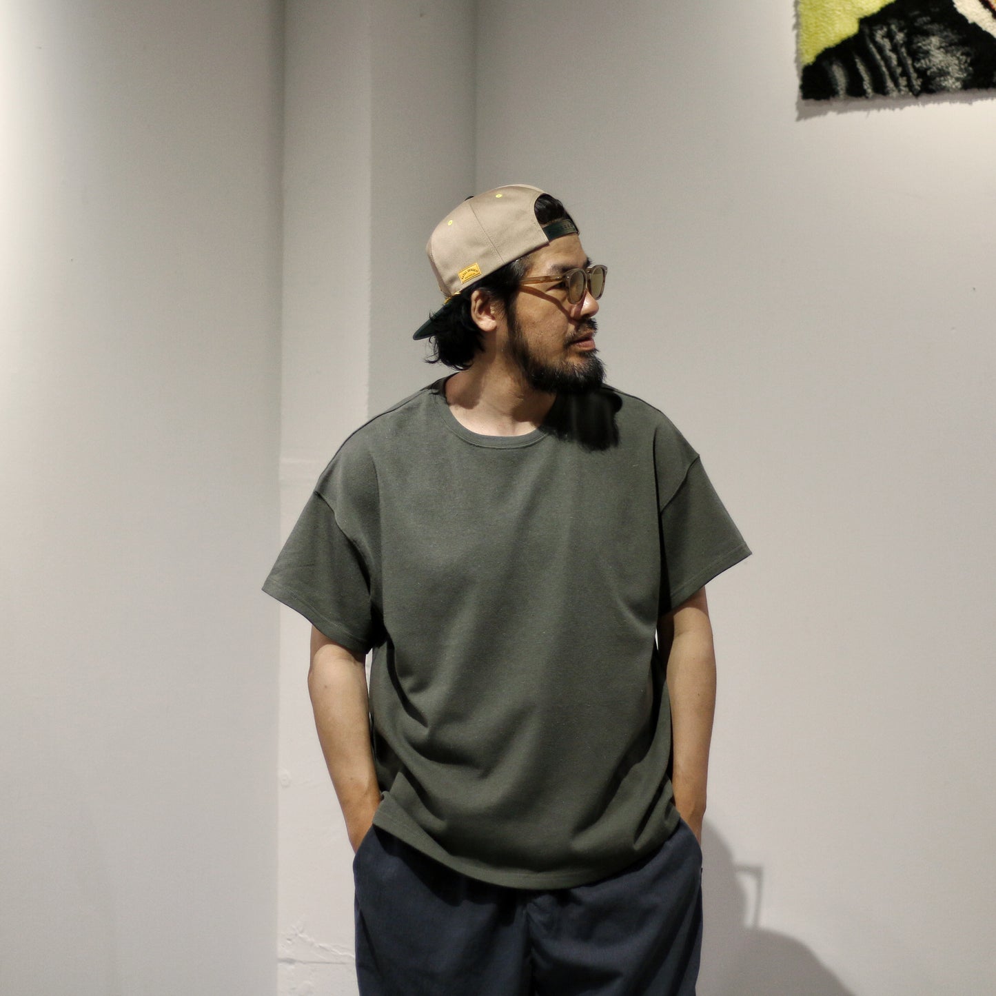 CREW NECK HEMP TEE HEAVY 6